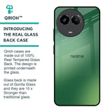 Green Grunge Texture Glass Case for Realme 11x 5G