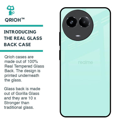 Teal Glass Case for Realme 11x 5G
