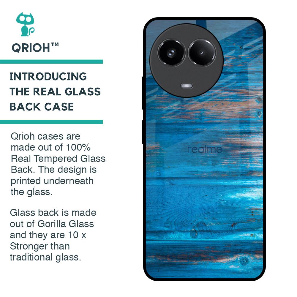 Patina Finish Glass case for Realme 11x 5G