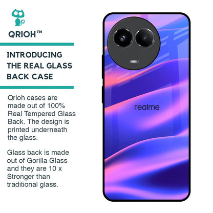 Colorful Dunes Glass Case for Realme 11x 5G