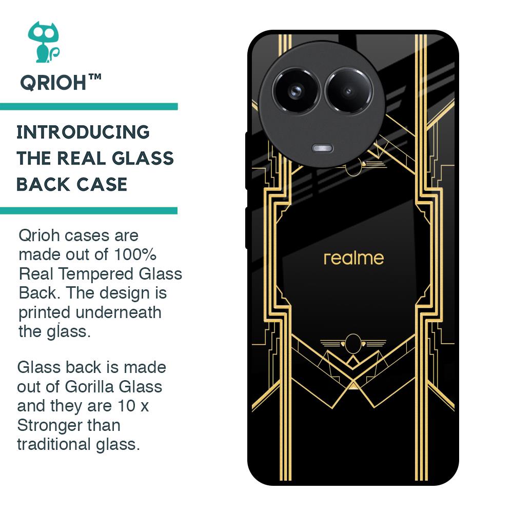 Sacred Logo Glass Case for Realme 11x 5G