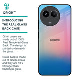 Blue & Pink Ombre Glass case for Realme 11x 5G