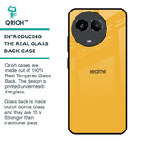 Fluorescent Yellow Glass case for Realme 11x 5G