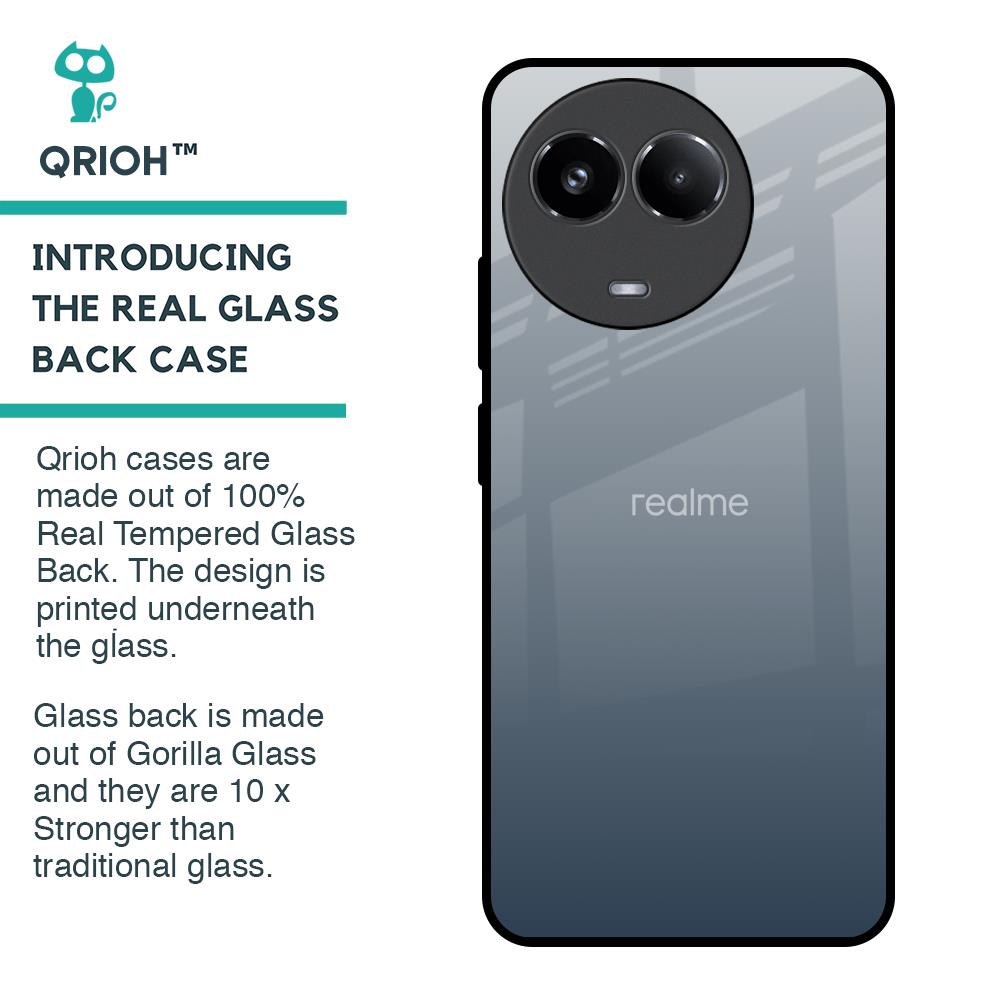 Dynamic Black Range Glass Case for Realme 11x 5G