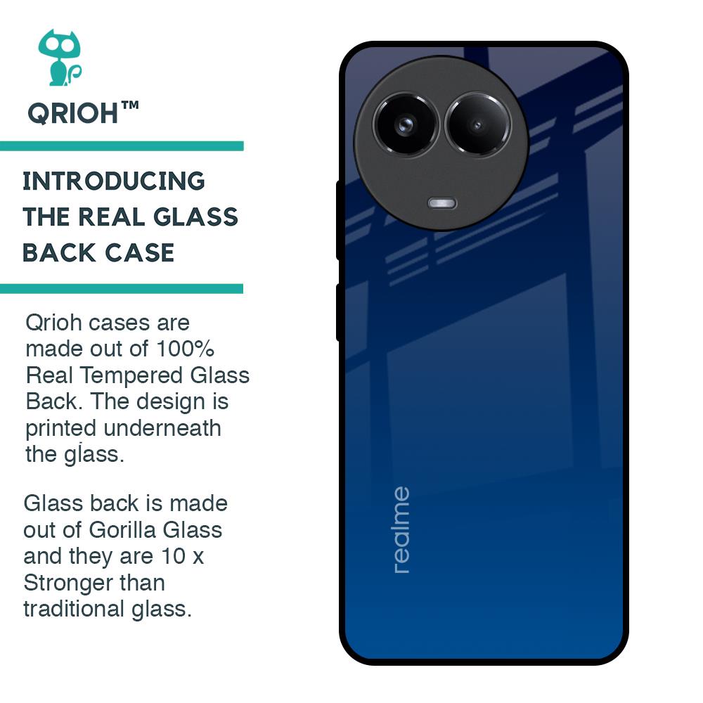 Very Blue Glass Case for Realme 11x 5G