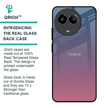 Pastel Gradient Glass Case for Realme 11x 5G