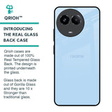 Pastel Sky Blue Glass Case for Realme 11x 5G