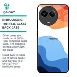 Wavy Color Pattern Glass Case for Realme 11x 5G
