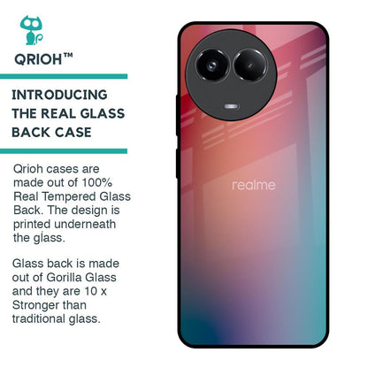 Dusty Multi Gradient Glass Case for Realme 11x 5G