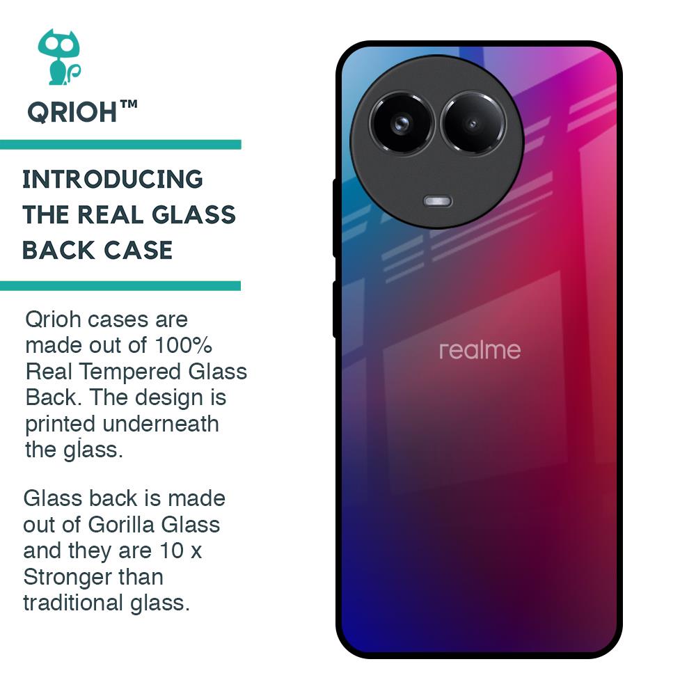 Magical Color Shade Glass Case for Realme 11x 5G