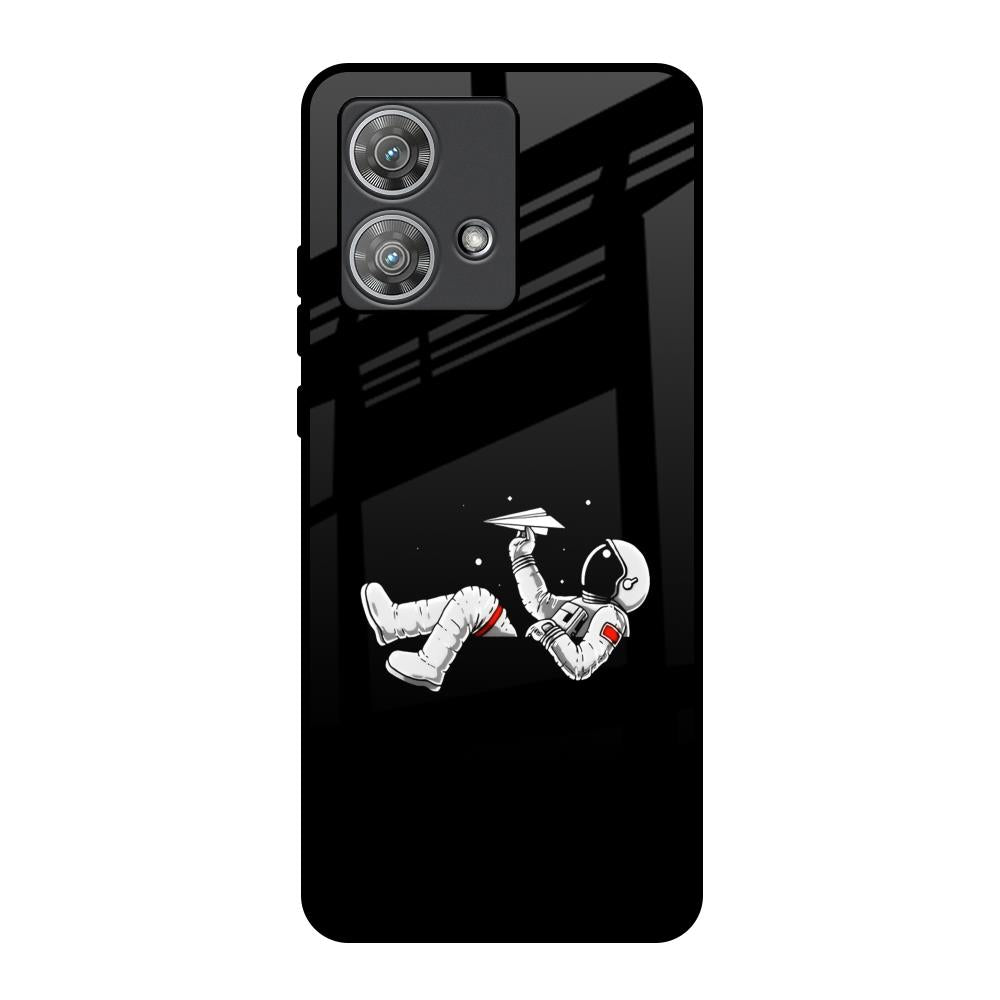 Space Traveller Motorola Edge 40 Neo Glass Back Cover Online