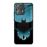 Cyan Bat Motorola Edge 40 Neo Glass Back Cover Online