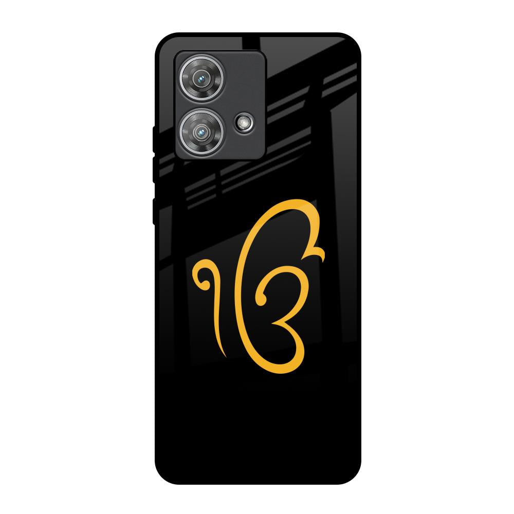 Luxury Fashion Initial Motorola Edge 40 Neo Glass Back Cover Online