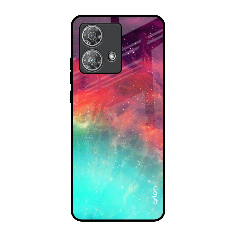 Colorful Aura Motorola Edge 40 Neo Glass Back Cover Online