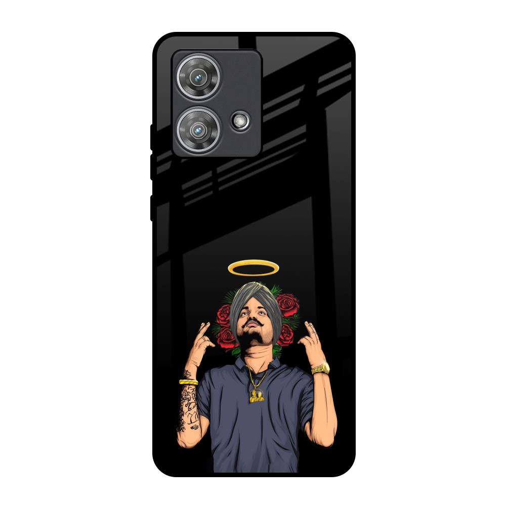 Punjabi Singer Poster Motorola Edge 40 Neo Glass Back Cover Online