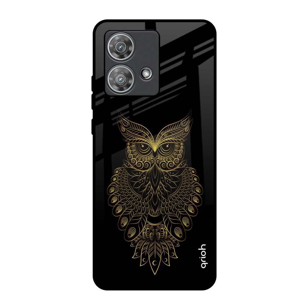 Golden Owl Motorola Edge 40 Neo Glass Back Cover Online
