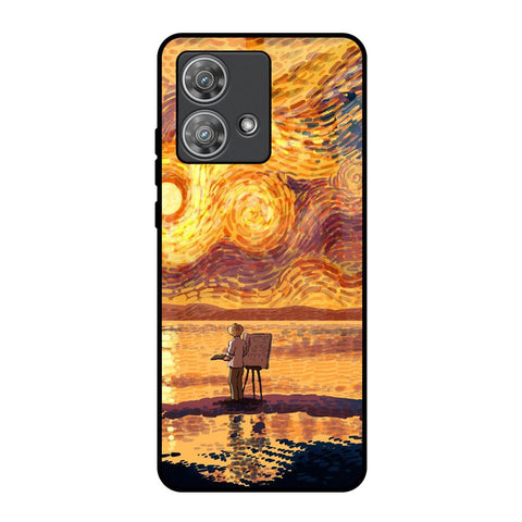 Sunset Vincent Motorola Edge 40 Neo Glass Back Cover Online
