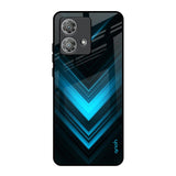 Vertical Blue Arrow Motorola Edge 40 Neo Glass Back Cover Online