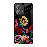 Floral Decorative Motorola Edge 40 Neo Glass Back Cover Online