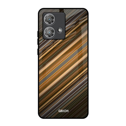 Diagonal Slash Pattern Motorola Edge 40 Neo Glass Back Cover Online