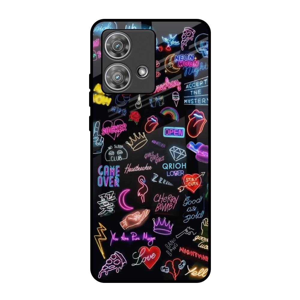 Accept The Mystery Motorola Edge 40 Neo Glass Back Cover Online