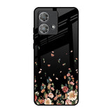 Floating Floral Print Motorola Edge 40 Neo Glass Back Cover Online