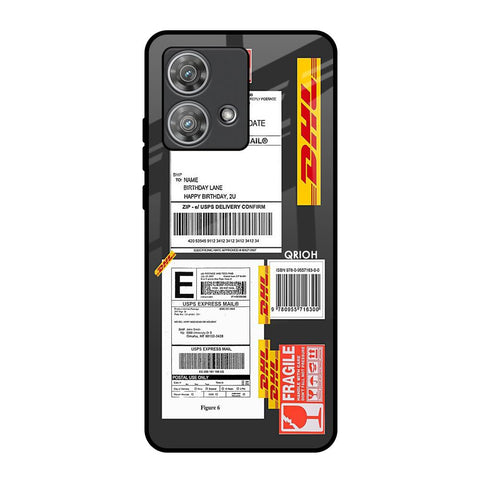 Cool Barcode Label Motorola Edge 40 Neo Glass Back Cover Online
