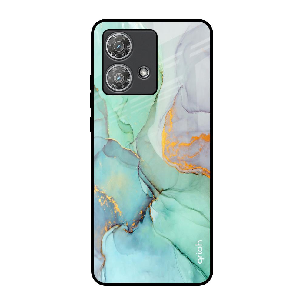 Green Marble Motorola Edge 40 Neo Glass Back Cover Online
