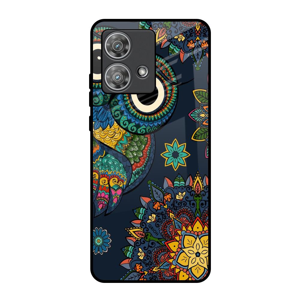 Owl Art Motorola Edge 40 Neo Glass Back Cover Online