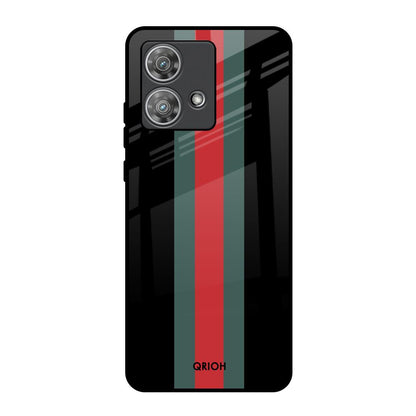 Vertical Stripes Motorola Edge 40 Neo Glass Back Cover Online
