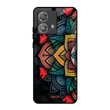 Retro Gorgeous Flower Motorola Edge 40 Neo Glass Back Cover Online