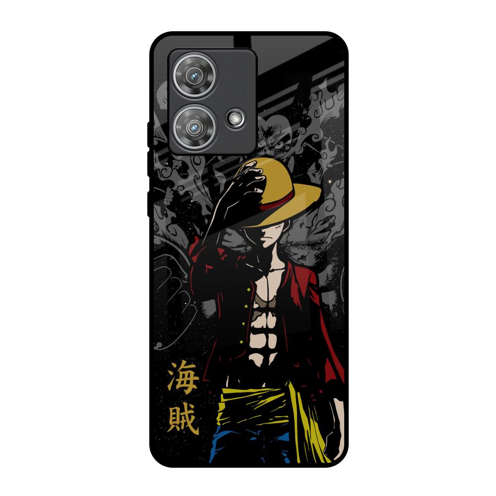 Dark Luffy Motorola Edge 40 Neo Glass Back Cover Online