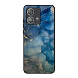 Blue Cool Marble Motorola Edge 40 Neo Glass Back Cover Online