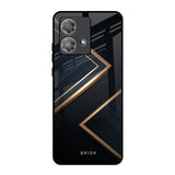 Sleek Golden & Navy Motorola Edge 40 Neo Glass Back Cover Online