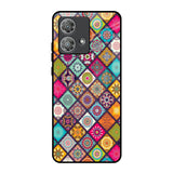 Multicolor Mandala Motorola Edge 40 Neo Glass Back Cover Online