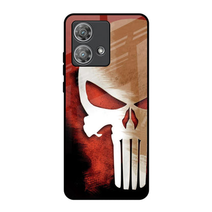 Red Skull Motorola Edge 40 Neo Glass Back Cover Online