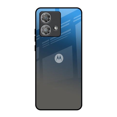 Blue Grey Ombre Motorola Edge 40 Neo Glass Back Cover Online