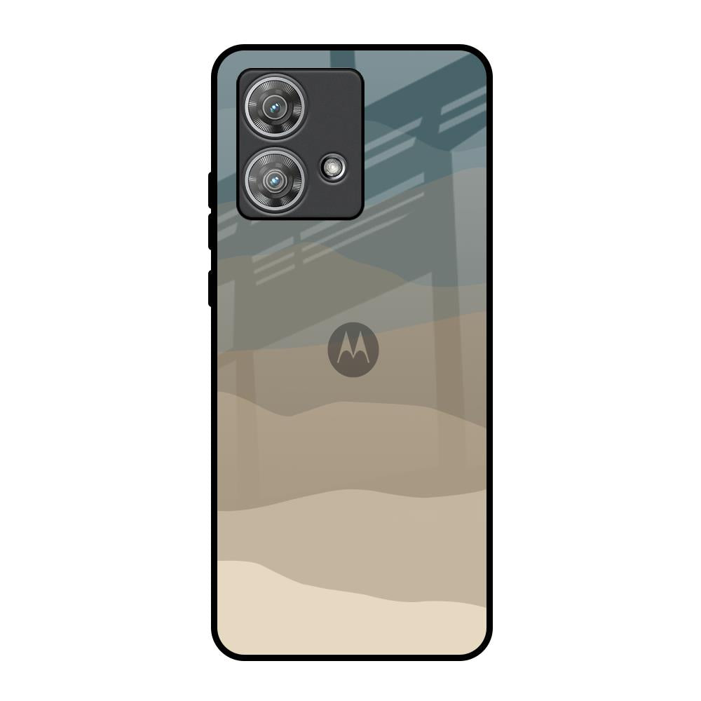 Abstract Mountain Pattern Motorola Edge 40 Neo Glass Back Cover Online