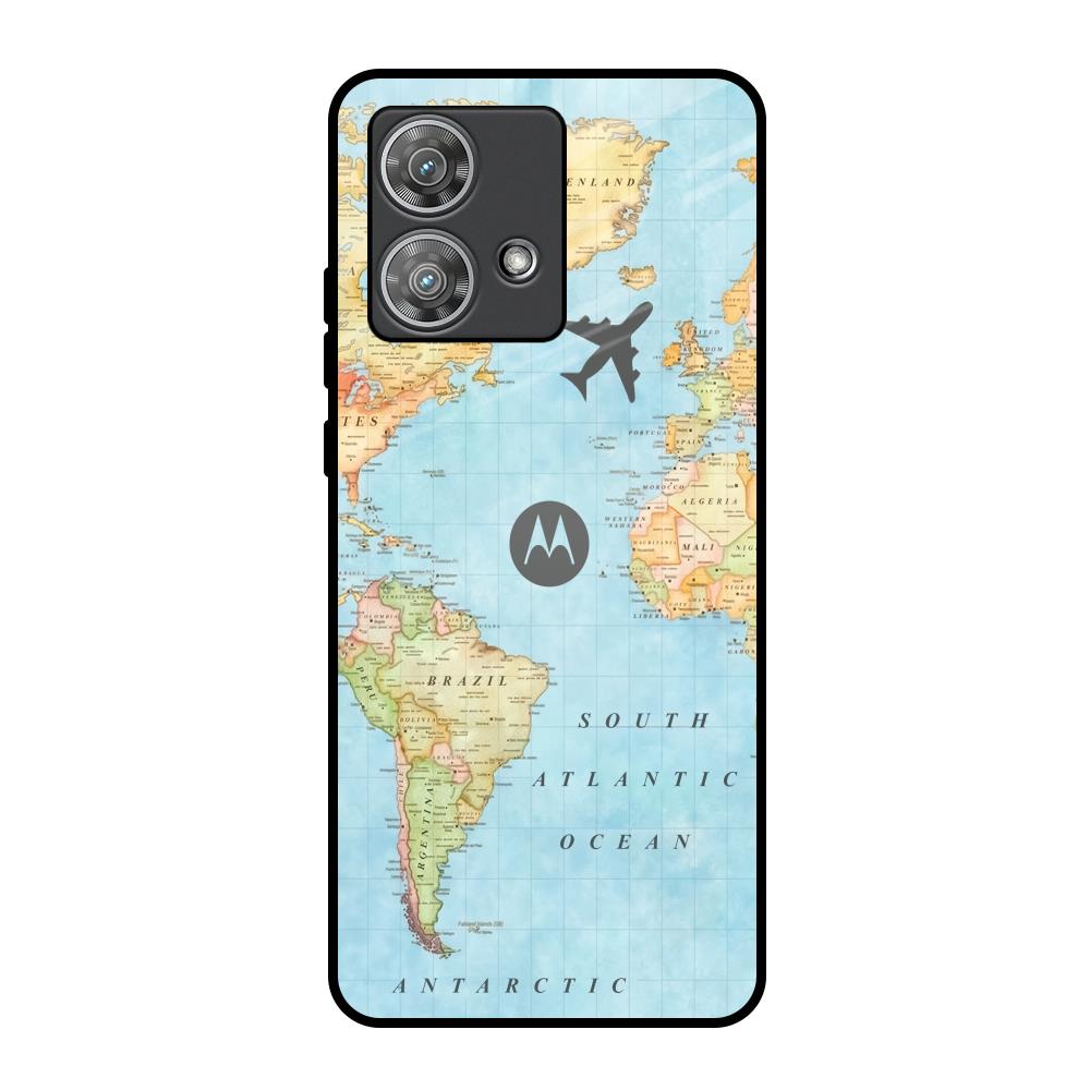 Fly Around The World Motorola Edge 40 Neo Glass Back Cover Online