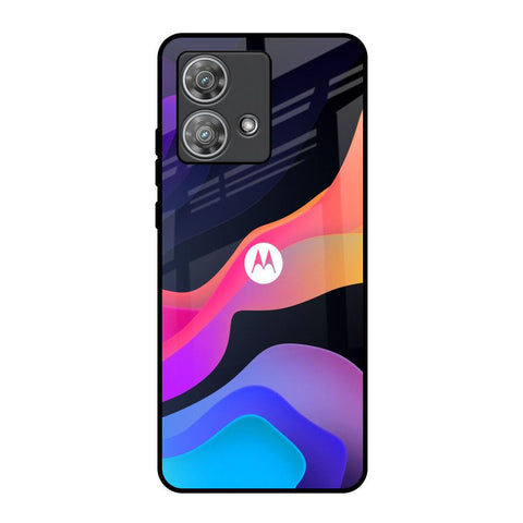Colorful Fluid Motorola Edge 40 Neo Glass Back Cover Online