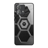 Hexagon Style Motorola Edge 40 Neo Glass Back Cover Online