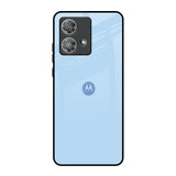 Pastel Sky Blue Motorola Edge 40 Neo Glass Back Cover Online