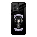 Touch Me & You Die Motorola G84 5G Glass Back Cover Online