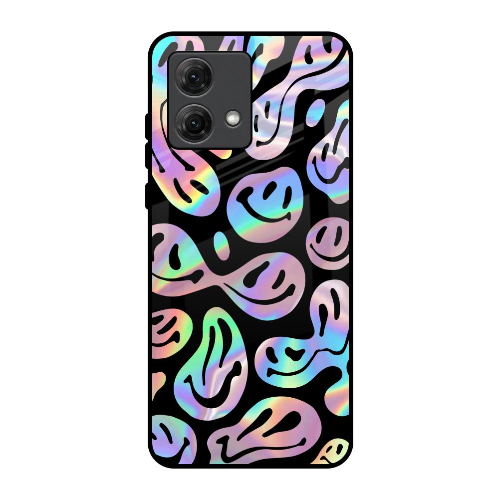 Acid Smile Motorola G84 5G Glass Back Cover Online