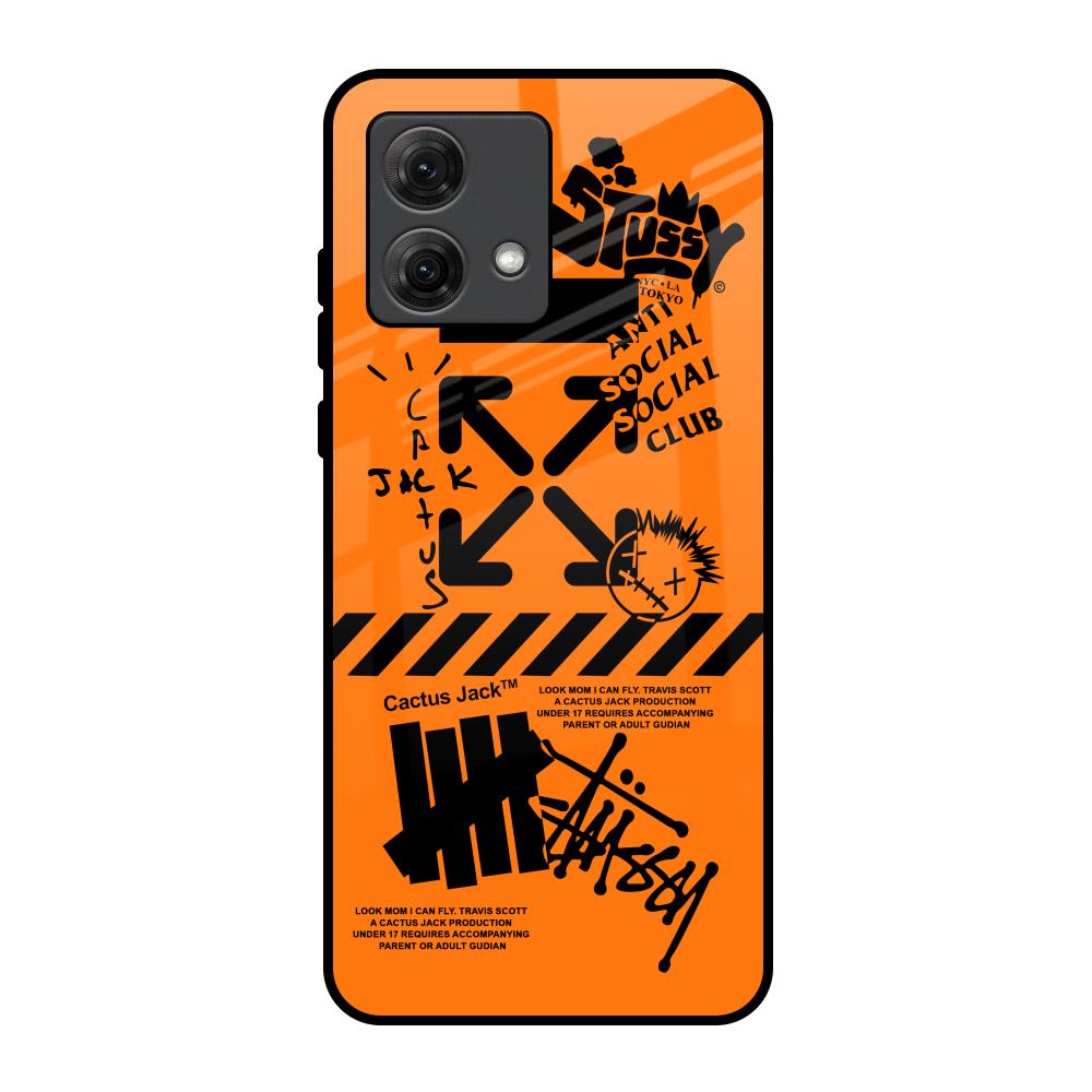 Anti Social Club Motorola G84 5G Glass Back Cover Online