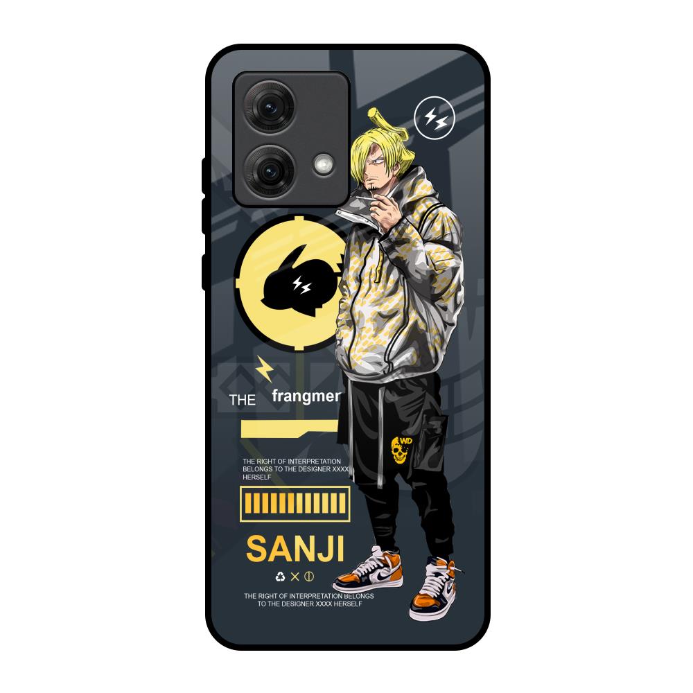 Cool Sanji Motorola G84 5G Glass Back Cover Online