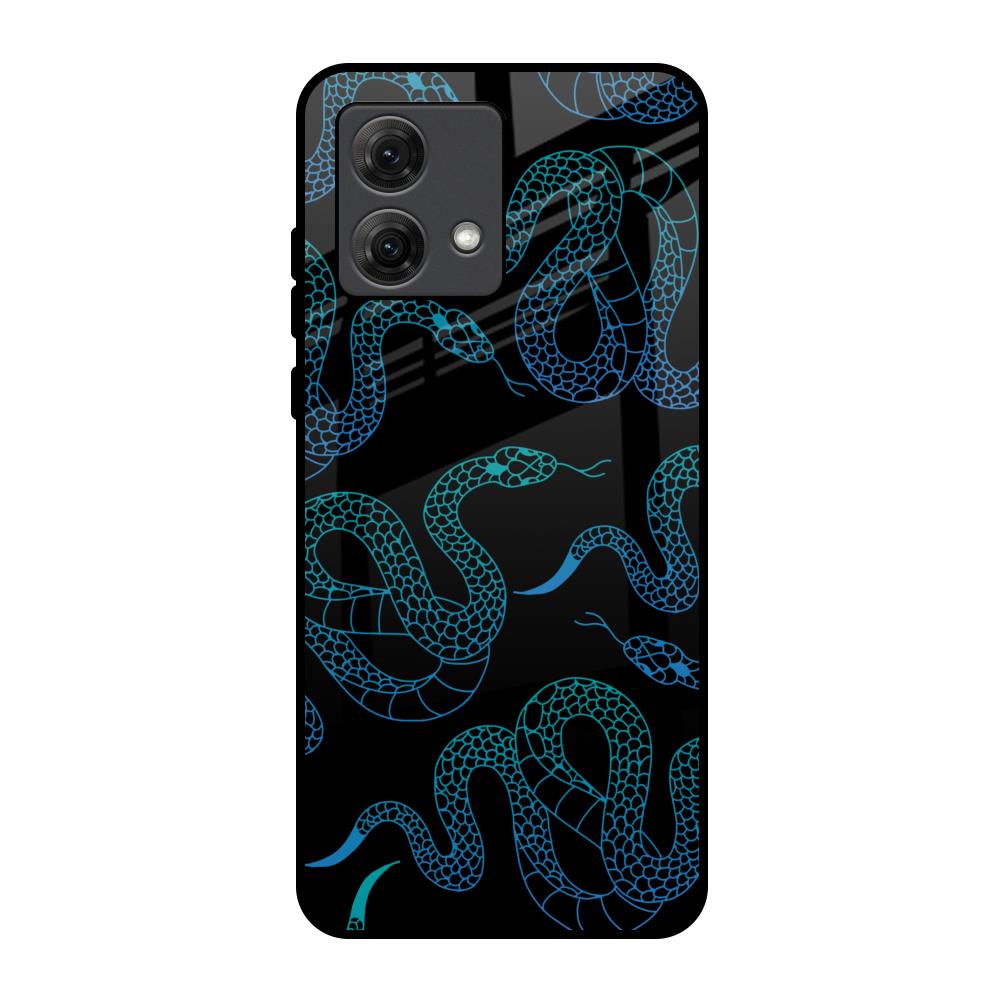 Serpentine Motorola G84 5G Glass Back Cover Online