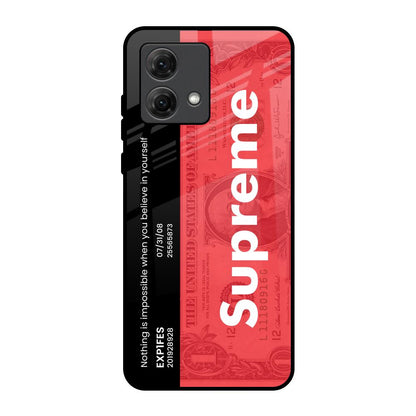 Supreme Ticket Motorola G84 5G Glass Back Cover Online