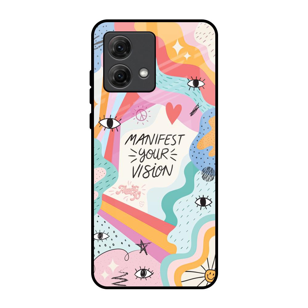 Vision Manifest Motorola G84 5G Glass Back Cover Online