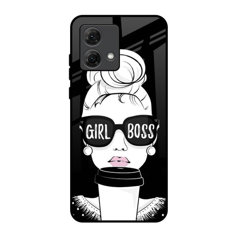 Girl Boss Motorola G84 5G Glass Back Cover Online